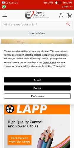 Mobile page screenshot