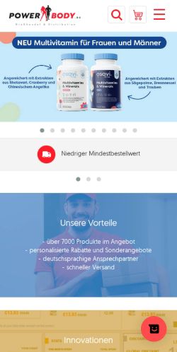 Mobile page screenshot