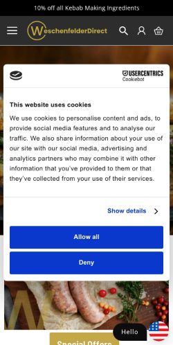 Mobile page screenshot