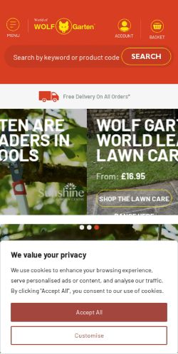 Mobile page screenshot