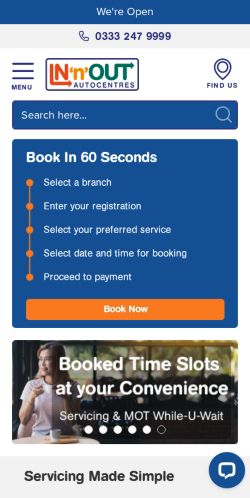 Mobile page screenshot