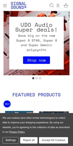 Mobile page screenshot