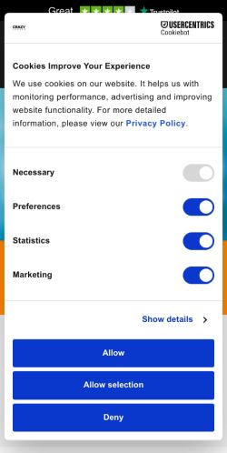 Mobile page screenshot