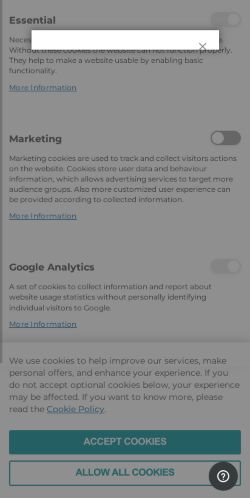 Mobile page screenshot