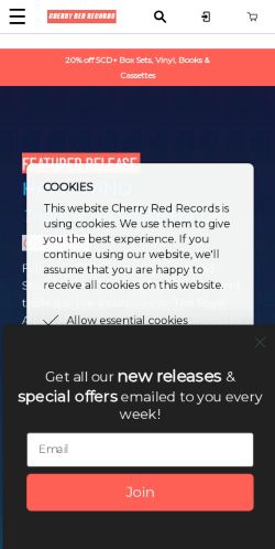 Mobile page screenshot