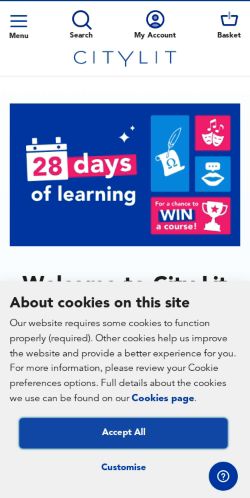 Mobile page screenshot