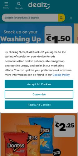 Mobile page screenshot