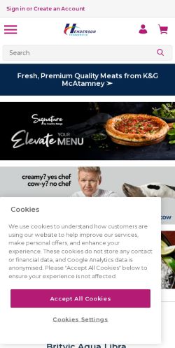 Mobile page screenshot