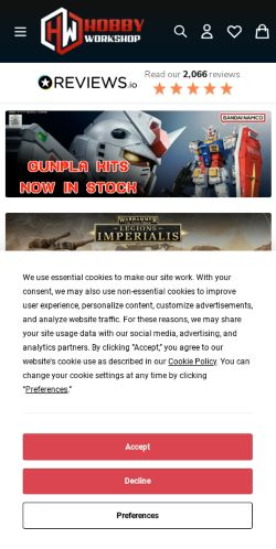 Mobile page screenshot