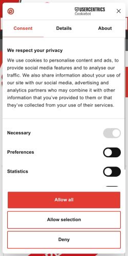 Mobile page screenshot