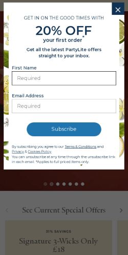 Mobile page screenshot