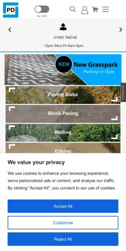 Mobile page screenshot