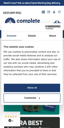 Mobile page screenshot