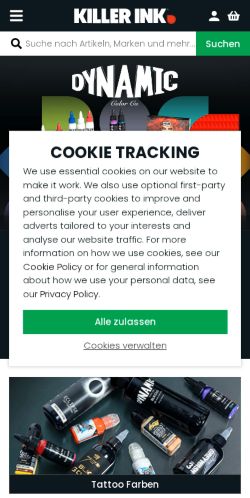 Mobile page screenshot