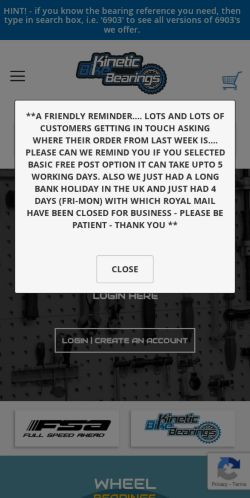 Mobile page screenshot