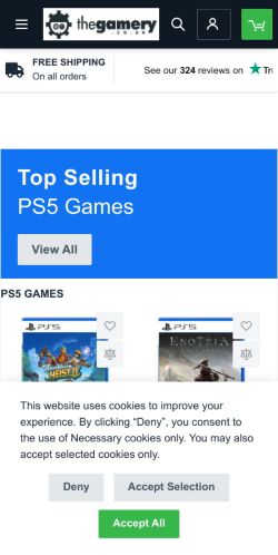 Mobile page screenshot