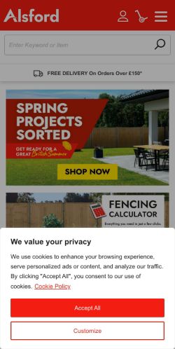 Mobile page screenshot