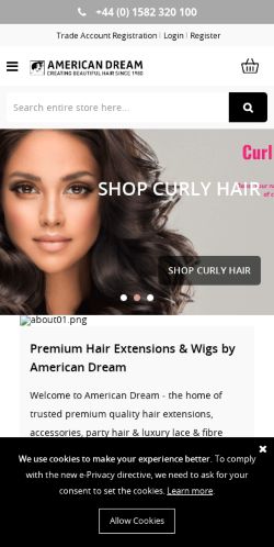 Mobile page screenshot