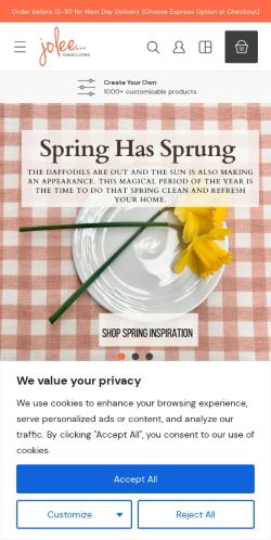 Mobile page screenshot