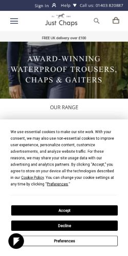 Mobile page screenshot