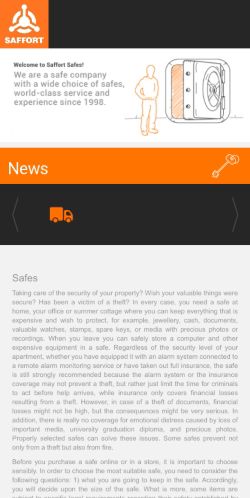Mobile page screenshot