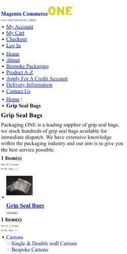 Mobile page screenshot