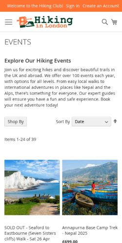 Mobile page screenshot