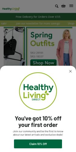 Mobile page screenshot