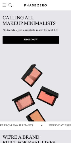Mobile page screenshot