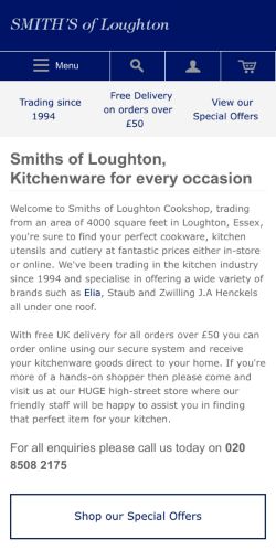 Mobile page screenshot