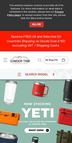 Mobile page screenshot