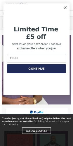 Mobile page screenshot