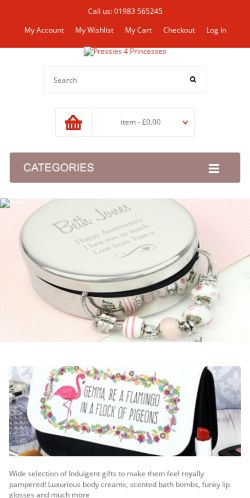 Mobile page screenshot