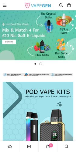 Mobile page screenshot
