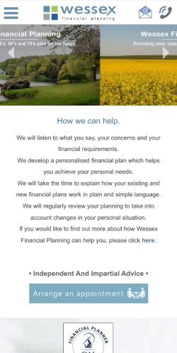 Mobile page screenshot