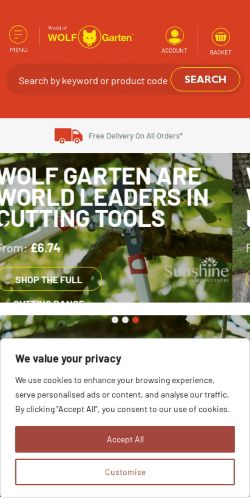 Mobile page screenshot