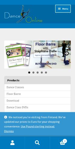 Mobile page screenshot