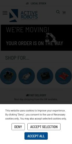 Mobile page screenshot