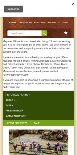Mobile page screenshot