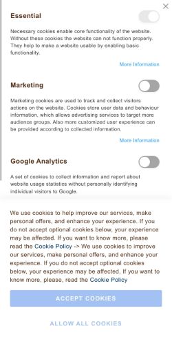 Mobile page screenshot