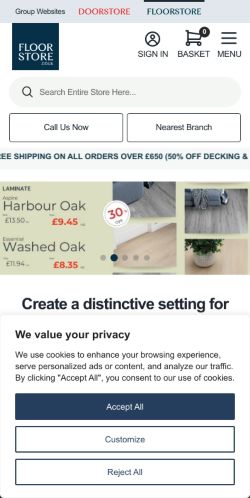 Mobile page screenshot