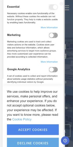 Mobile page screenshot