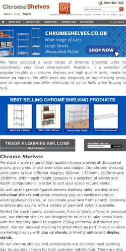 Mobile page screenshot