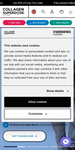 Mobile page screenshot