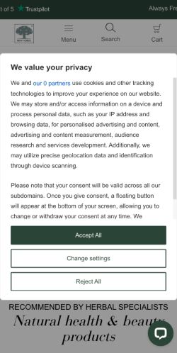 Mobile page screenshot