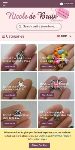 Mobile page screenshot