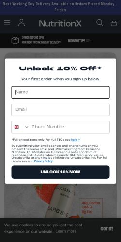 Mobile page screenshot