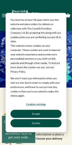 Mobile page screenshot