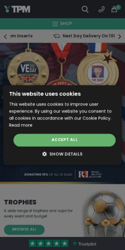 Mobile page screenshot