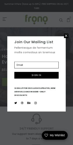 Mobile page screenshot